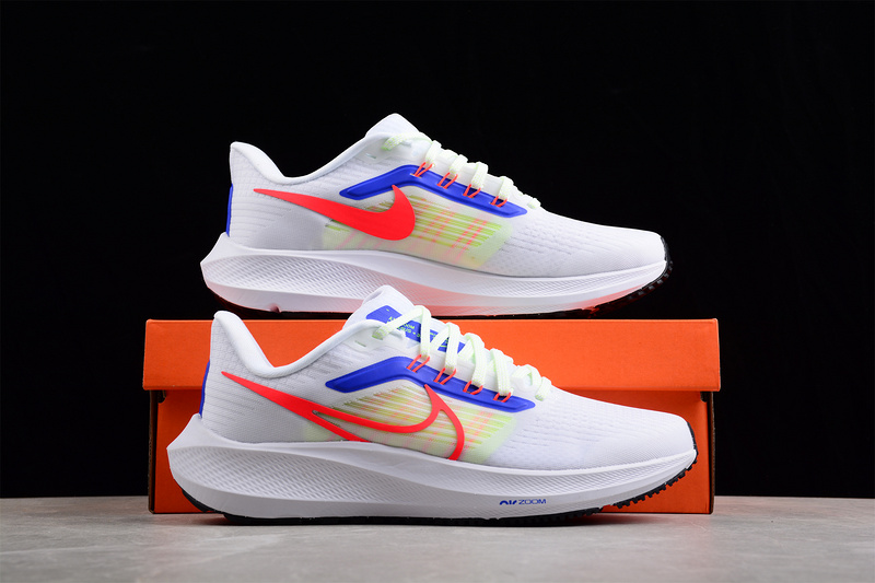 Air Zoom Pegasus 39 White/Racer Blue/Volt/Bright Crimson 19