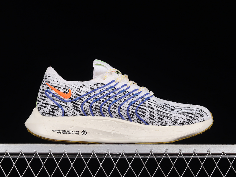 Air Zoom Pegasus Turbo Next Nature White/Black/Orange 9