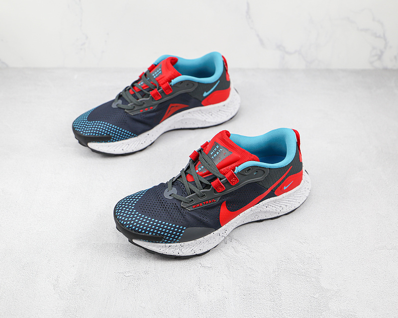 Air Pegasus Trail 3 Dark Grey/Red/Blue 5