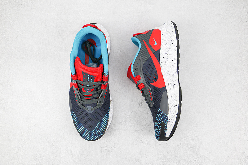 Air Pegasus Trail 3 Dark Grey/Red/Blue 15