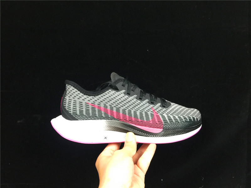 Air Zoom Pegasus Turbo 2.0 Running Shoes Dark Gray/Pink/White 3