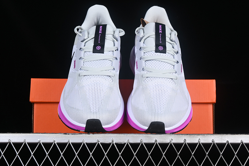 Air Zoom Structure 25 White/Pure Platinum/Fuchsia Dream/Black 17