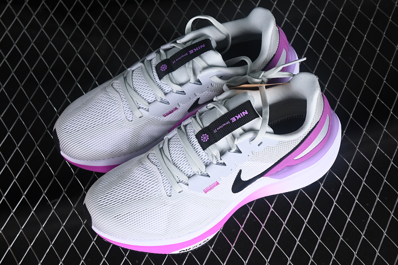 Air Zoom Structure 25 White/Pure Platinum/Fuchsia Dream/Black 23