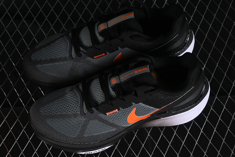 Air Zoom Structure 25 2024 Smoke Grey/Black/Dark Smoke Grey/Safety Orange 21