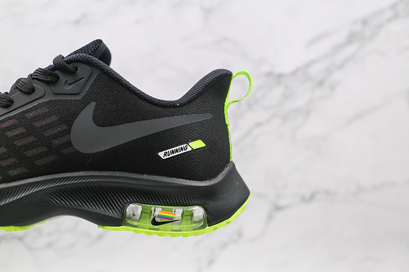 Air Zoom Structure 38X Black/Black/Fluorescent Green 3