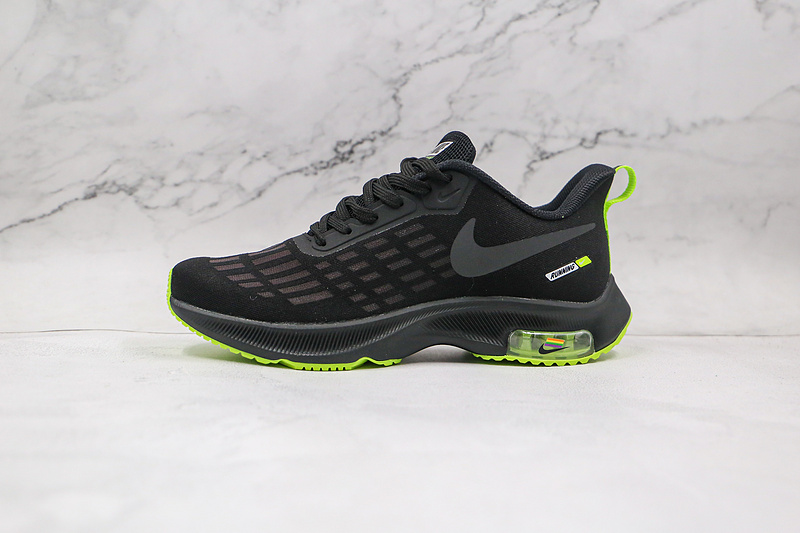 Air Zoom Structure 38X Black/Black/Fluorescent Green 13