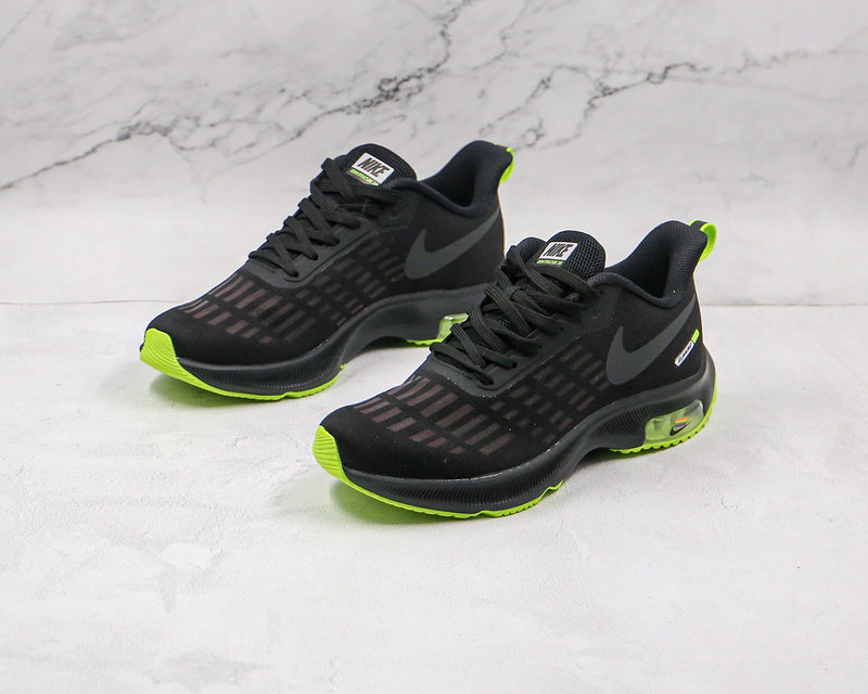 Air Zoom Structure 38X Black/Black/Fluorescent Green 15