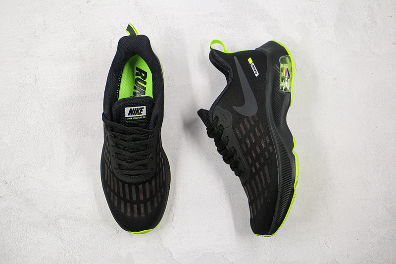 Air Zoom Structure 38X Black/Black/Fluorescent Green 17