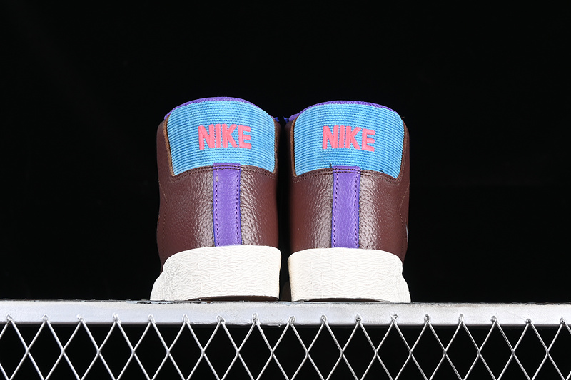 Sb Zoom Blazer Mid White/Purple/Blue/Brown 31