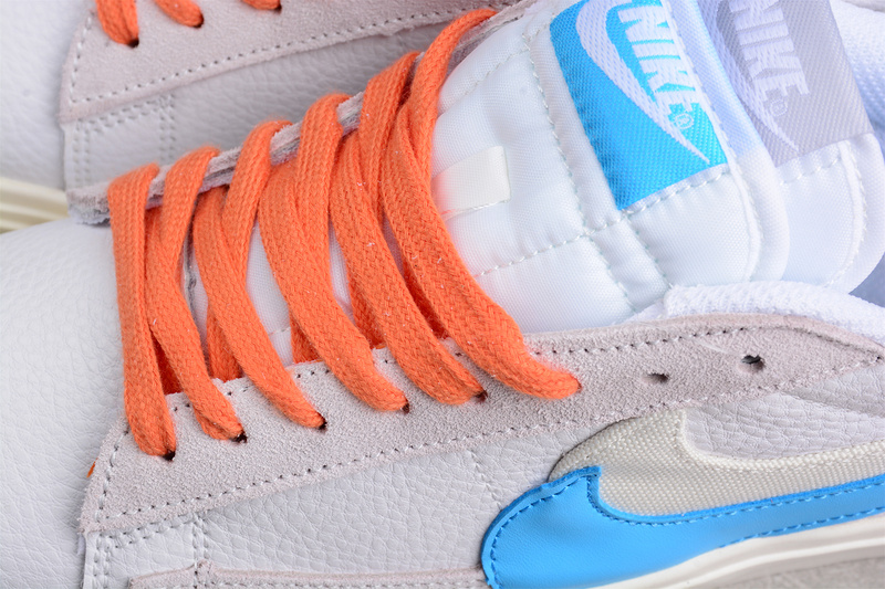 Sacai X Blazer Low White/Blue/Orange 13