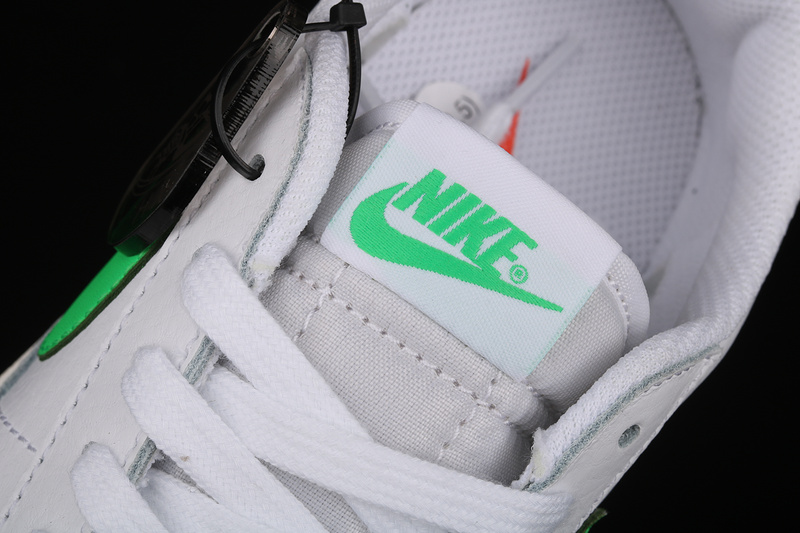 Blazer Low Leather White/White/Green Spark 15