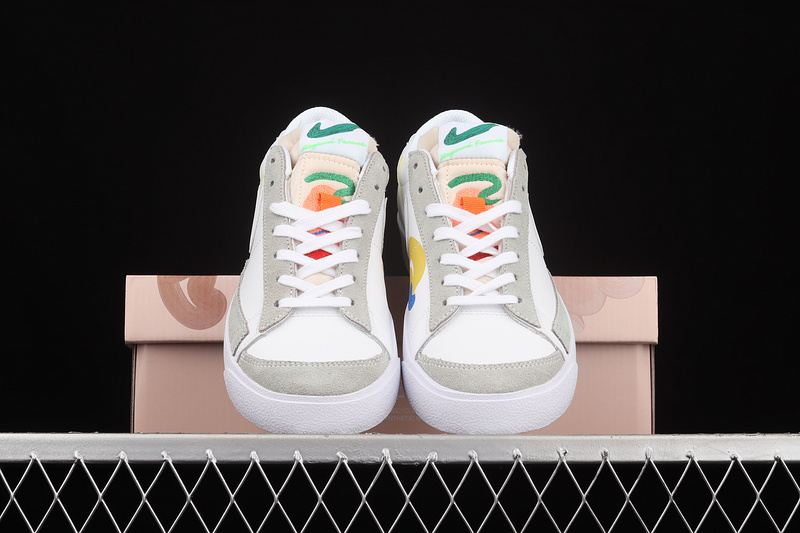 Mayumi Yamase X Blazer Low '77 Flyleather Earth Day White/Multi-Color 13