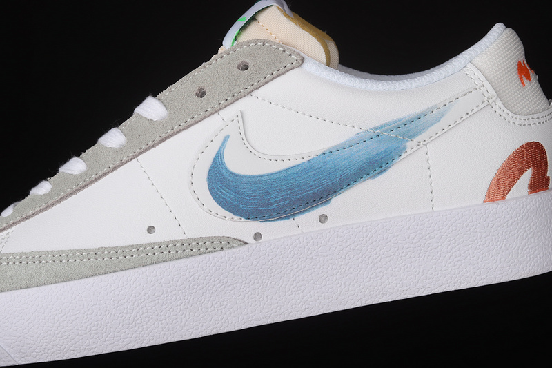 Mayumi Yamase X Blazer Low '77 Flyleather Earth Day White/Multi-Color 19