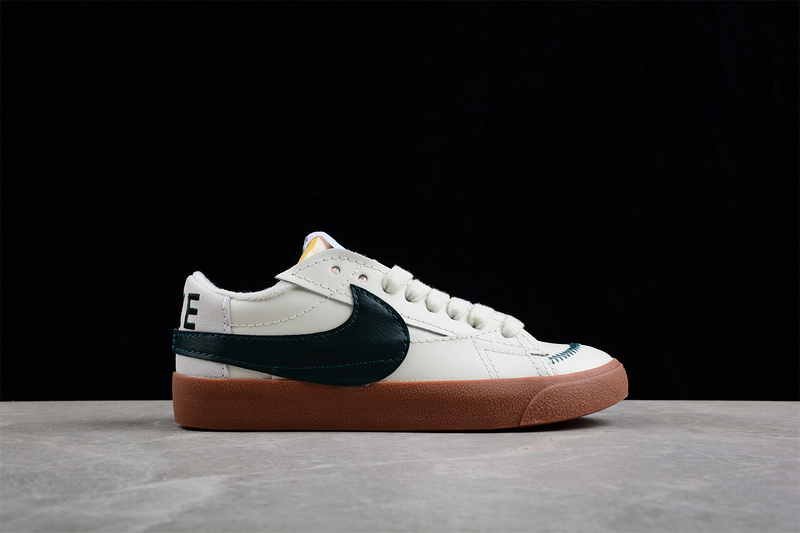 Blazer Low Jumbo White/Dark Green-Gum 17