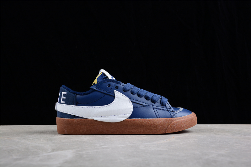 Blazer Low Jumbo White/Navy Blue/Gum 21