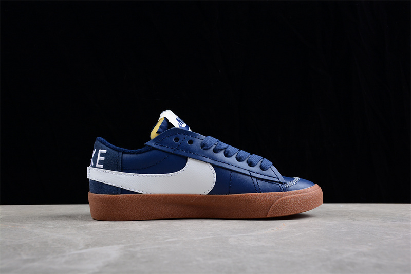 Blazer Low Jumbo White/Navy Blue/Gum 29