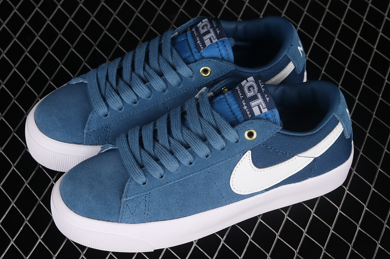 Zoom Blazer Low Pro Gt Sb Court Blue/Gum Light Brown/White 21