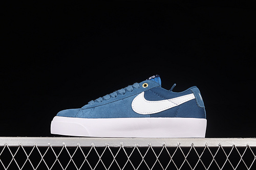 Zoom Blazer Low Pro Gt Sb Court Blue/Gum Light Brown/White 29