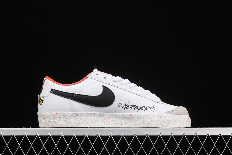 Blazer Low 77 Vintage Make It Count White/Black/Sail/Turf Orange 9