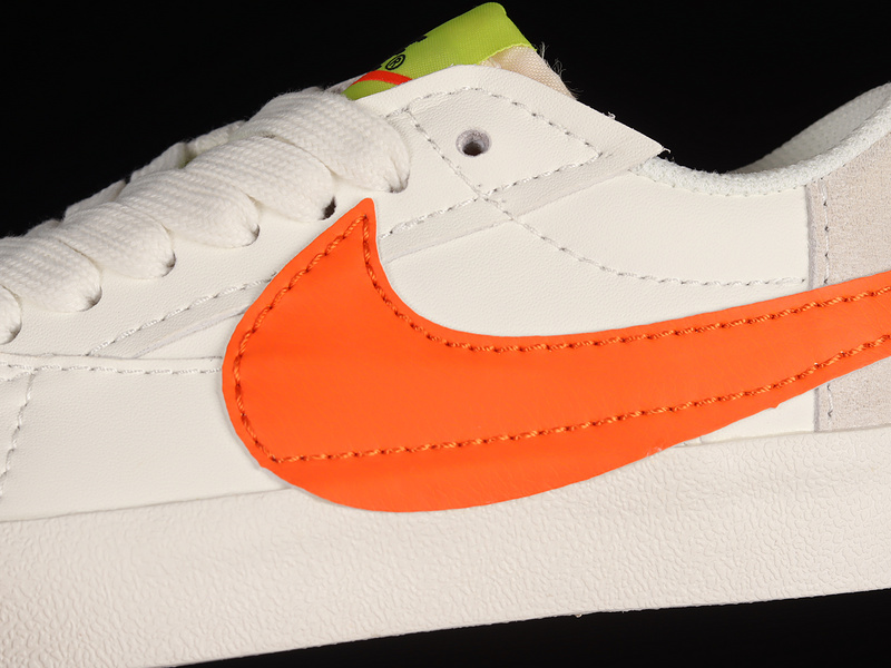 Blazer Low 77 Jumbo Sail/Rush Orange/Atomic Green 5