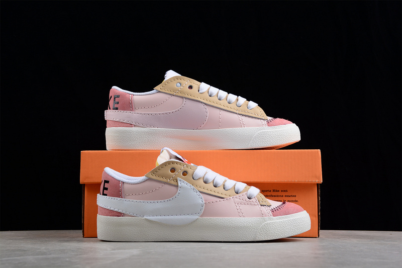 Blazer Low 77 Jumbo Pink/White/Brown 19