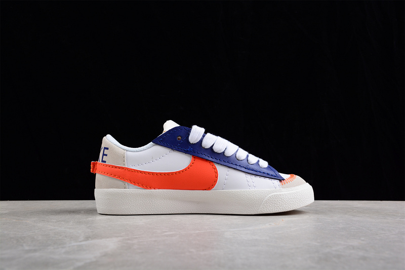 Blazer Low Jumbo White/Sail-Dark Sapphire Blue-Safety Orange 15