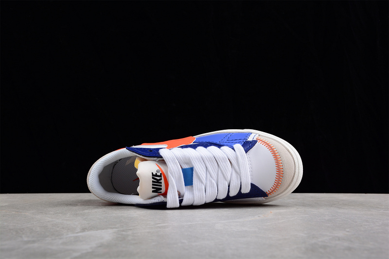 Blazer Low Jumbo White/Sail-Dark Sapphire Blue-Safety Orange 17