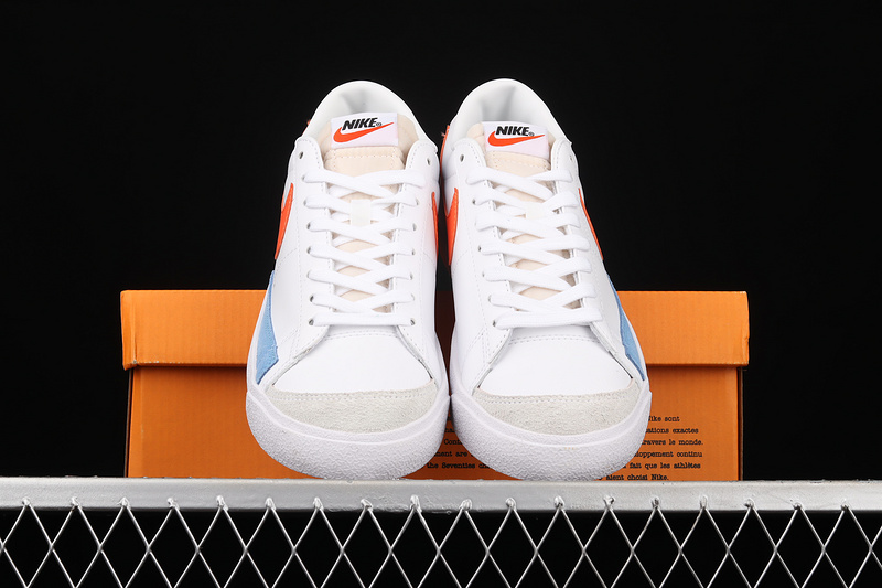 Blazer Low 77 Vintage White/Orange/Light Blue 19