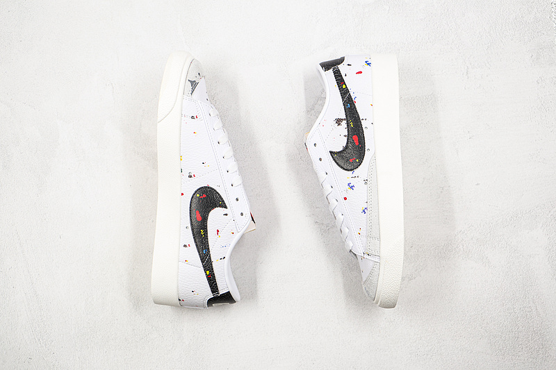 Blazer Low 77 Paint Splatter White/White/Sail/Black 19