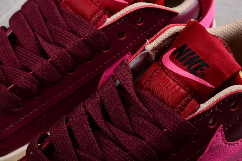 Blazer Low 77 Jumbo Burgundy/Hot Pink/Beige 5