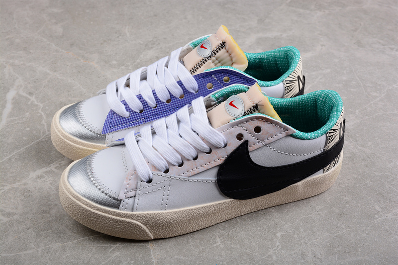 Blazer Low Jumbo Mighty Swooshers White/Purple/Orange 25