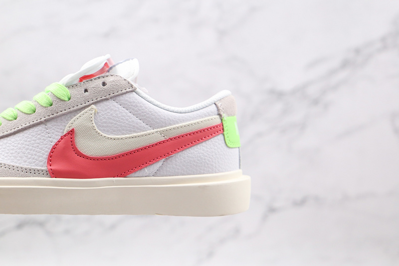 Blazer Low X Sacai Pink/Green/Varisity White 11