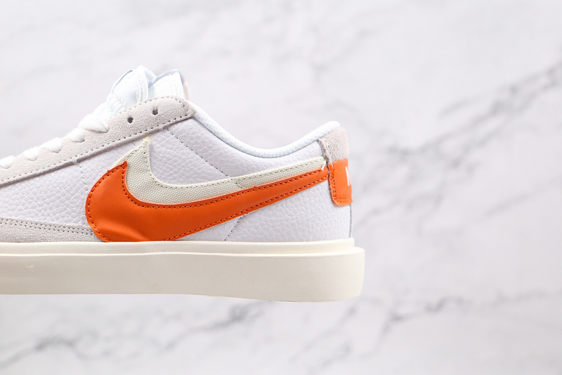 Blazer Low X Sacai White/Orange-Grey 9