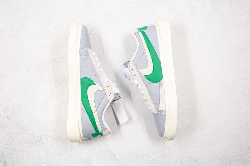 Blazer Low X Sacai Wolf Grey/Green/Beige 9