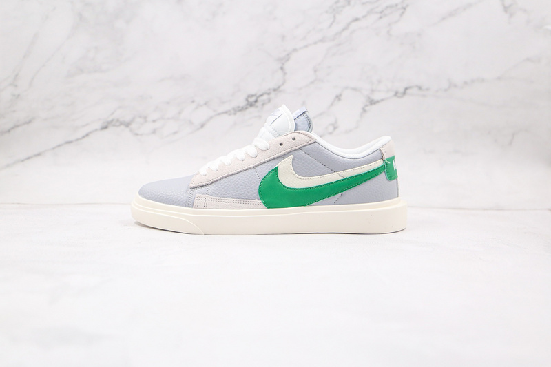 Blazer Low X Sacai Wolf Grey/Green/Beige 13