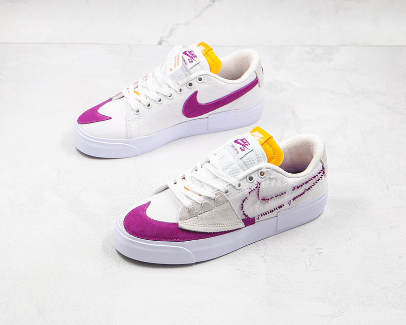 Sb Blazer Mid Edge Hack Pack White/Yellow/Purple 3