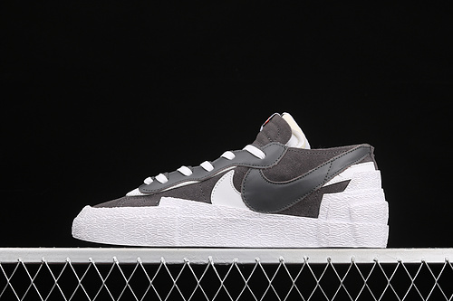 Sacai X Blazer Low Black/Black/White 33