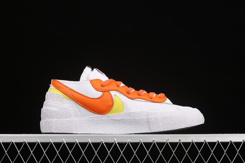 Sacai X Blazer Low White/Magma Orange/White 27