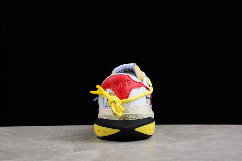 Ow X Blazer Low White/University Red/Yellow 15