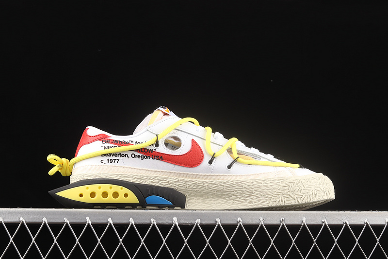 Off-White X Blazer Low White/University Red/White 27