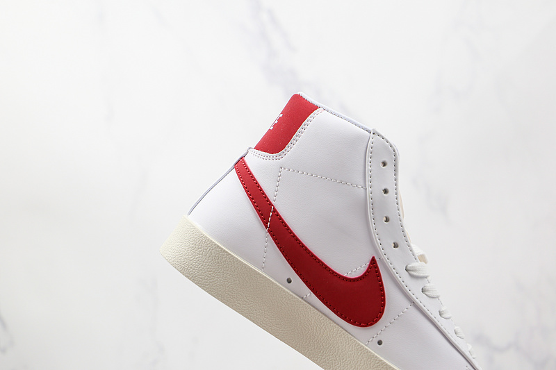 Blazer Mid 77 Vintage White/White/Sail/Team Red 5