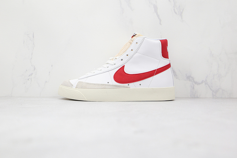 Blazer Mid 77 Vintage White/White/Sail/Team Red 9