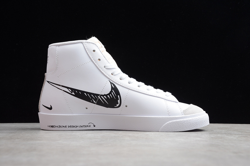 Blazer Mid 77 Sketch White/Black 7