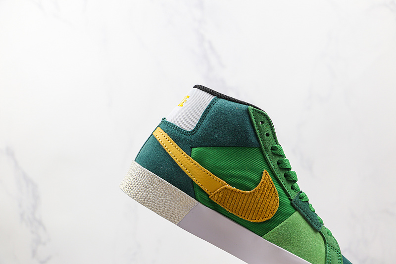 Zoom Blazer Mid Premium Sb Mosaic Pack Aloe Verde/Rainforest/Spinach Green/Gold 15