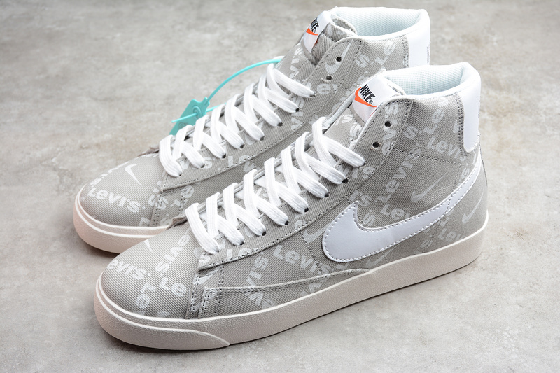 Levi's X Sb Zoom Blazer Mid Qs Grey/White 7