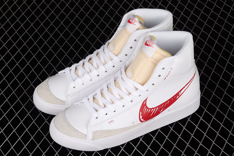 Blazer Mid 77 Scribble White/Red-Sail 21