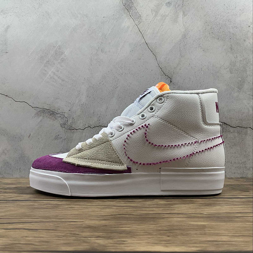 Sb Blazer Mid Edge Lakers White/Purple-Gold 17