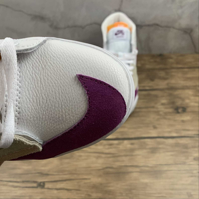 Sb Blazer Mid Edge Lakers White/Purple-Gold 35