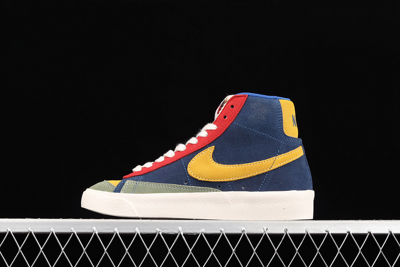 Blazer Mid 77 Puff N Stuff Coastal Blue/Sunlight Color/University Red/Sage Green 5