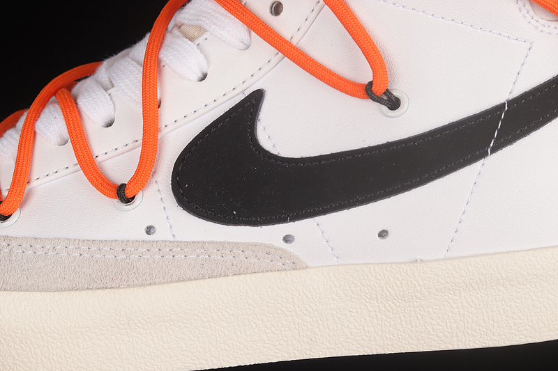 Blazer Mid White/Black/Orange 3